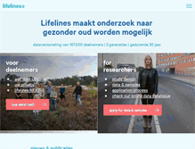 Tablet Screenshot of lifelines.nl
